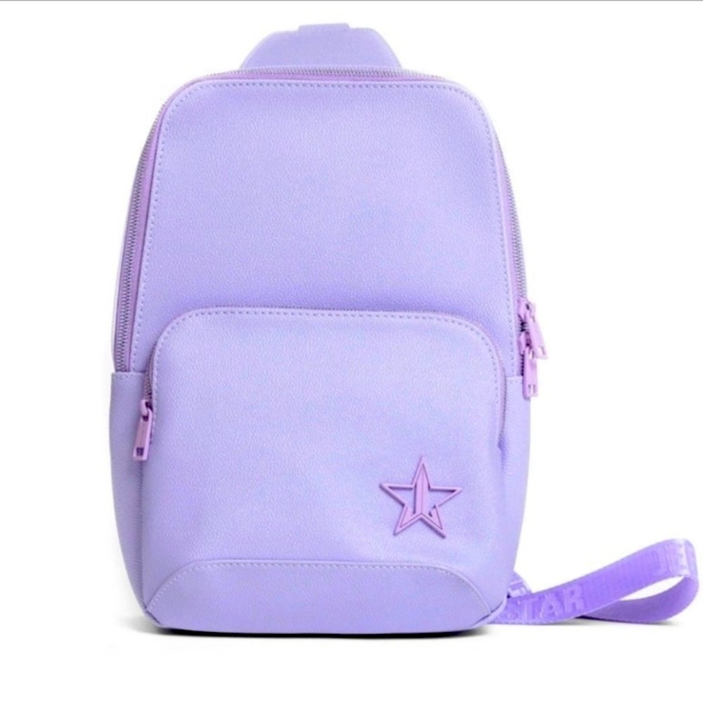 Jeffree Star Skin Lavender Purple Leather Crossbody Bag Backpack LIMITED EDITION